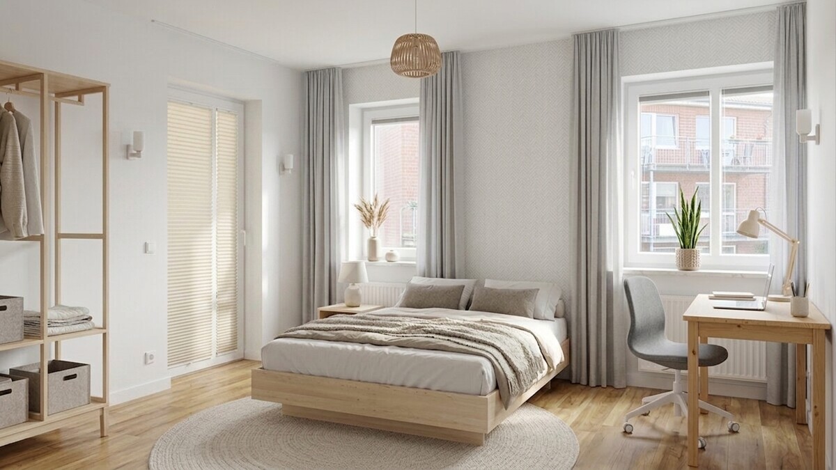 Großes Schlafzimmer - KI-generiert Großes Schlafzimmer - KI-generiert - Objekt 9807