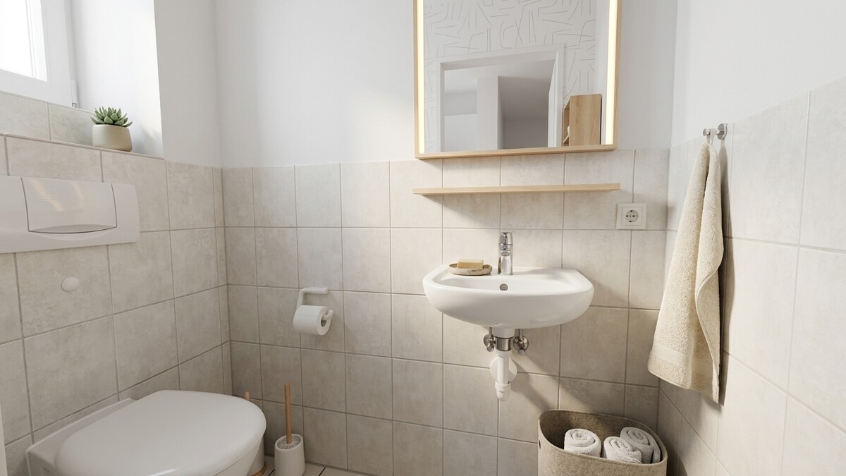 Gäste WC - KI-generiert Gäste WC - KI-generiert - Objekt 9807