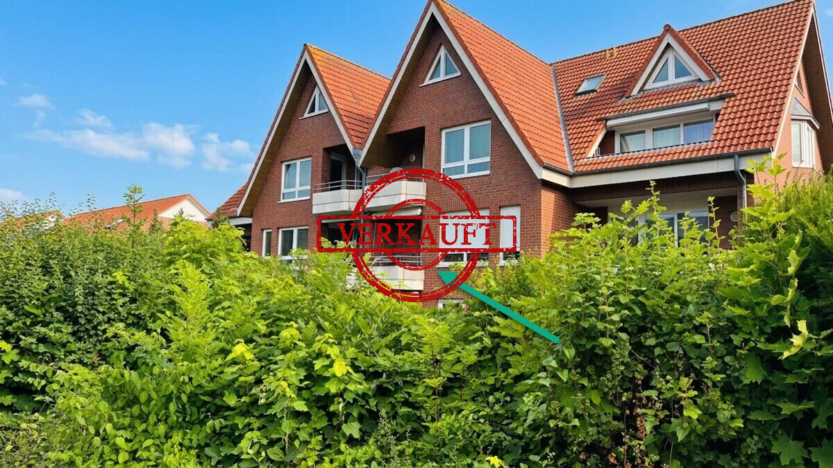 Ansicht Balkonseite mit Pfeil - Objekt 9794