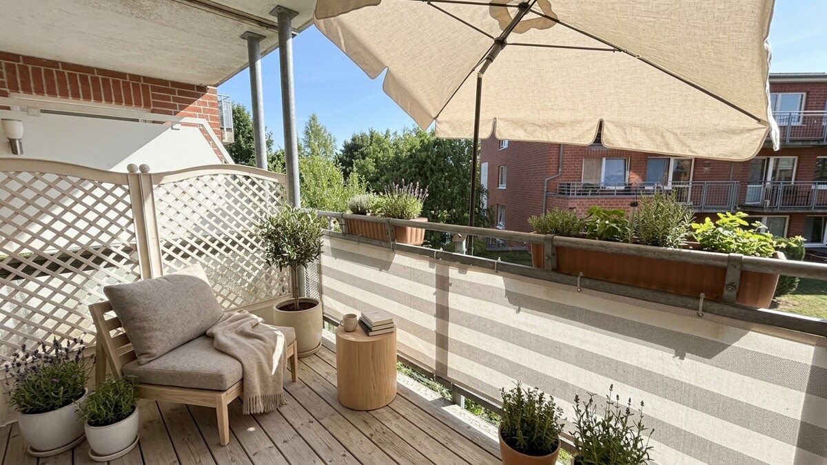 Balkon Schlafzimmer - KI-generiert Balkon Schlafzimmer - KI-generiert - Objekt 9807