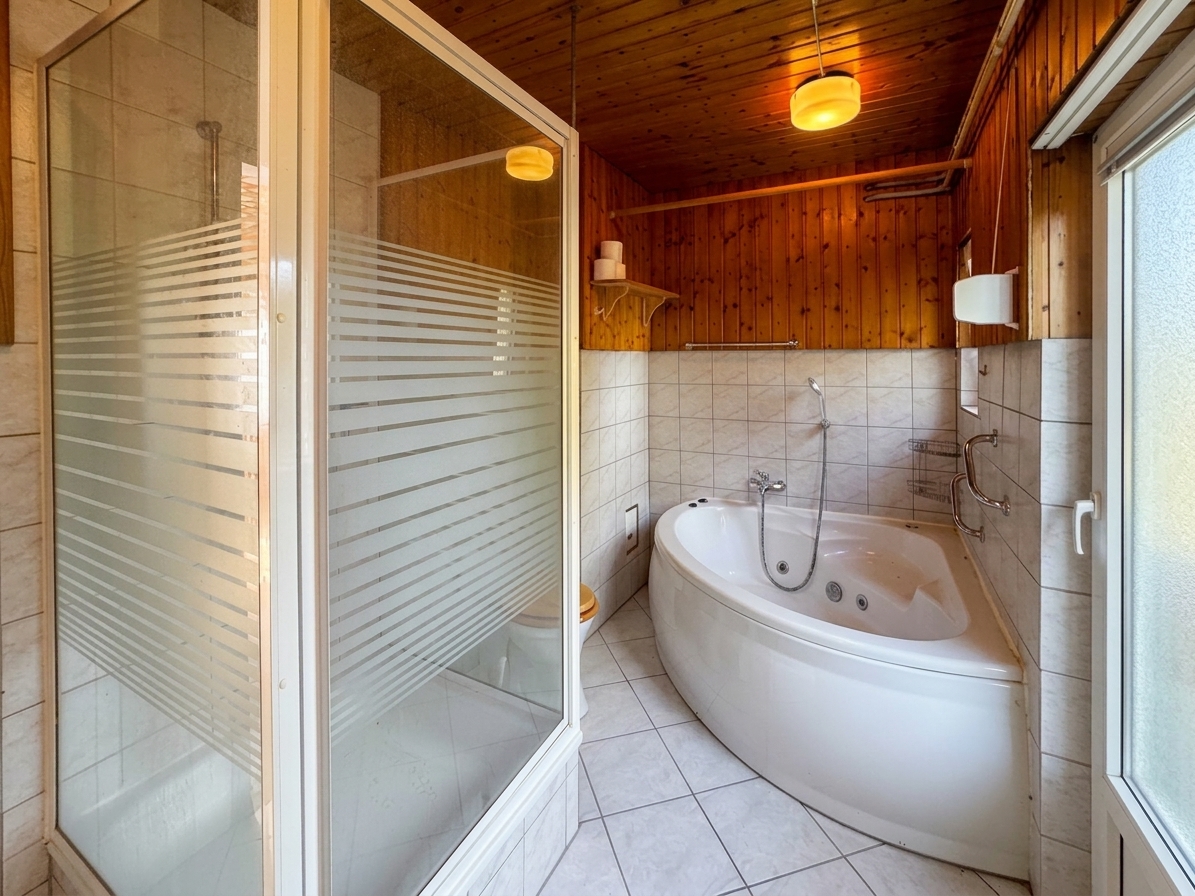 Badezimmer mit Badewanne und Separater Dusche Badezimmer mit Badewanne und Separater Dusche - Objekt 9802