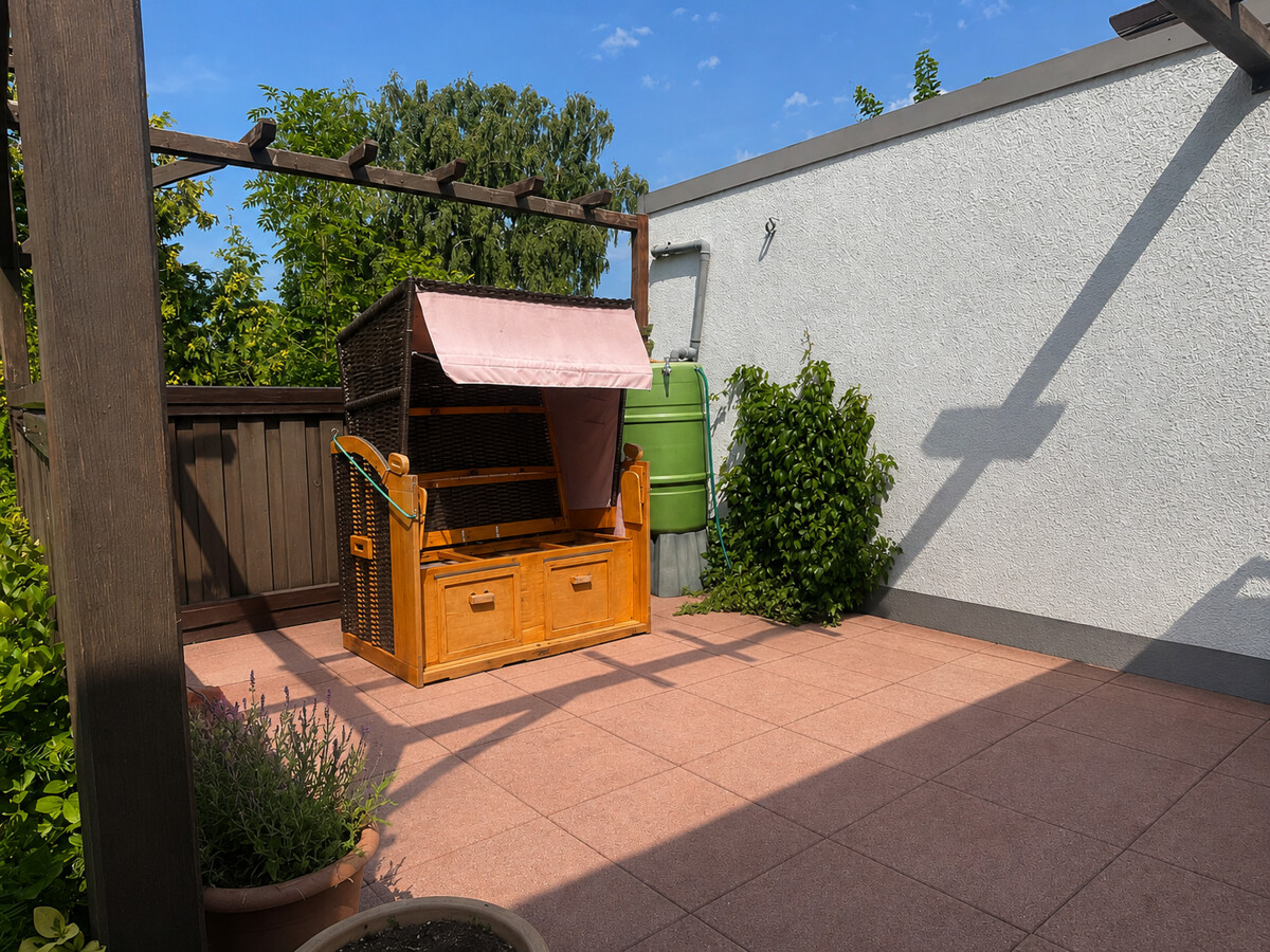 Uneinsehbare Terrasse Uneinsehbare Terrasse - Objekt 9809