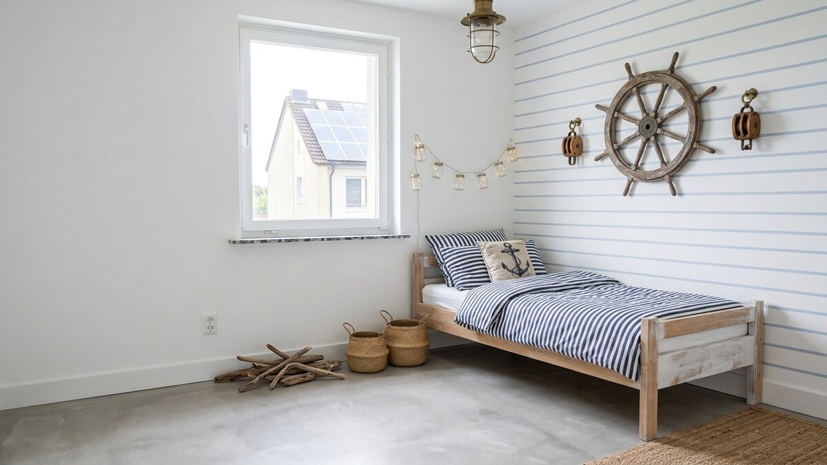 Kleines Schlafzimmer Visualisierung mit KI generiert Kleines Schlafzimmer Visualisierung mit KI generiert - Objekt 9779